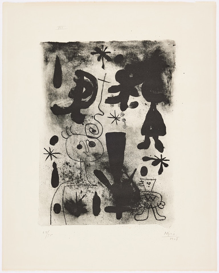 From: Album 13, Pl. III. by Joan Miró