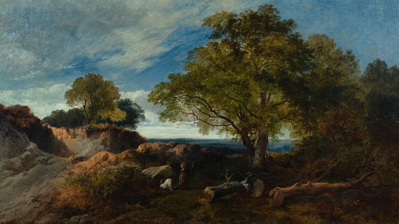 Camp in the Wilderness by Sidney Richard Percy
