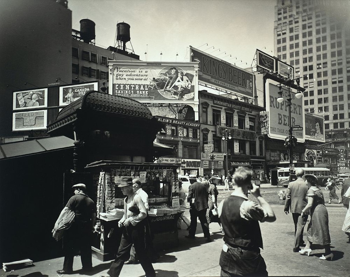 "Union Square, Manhattan" by Berenice Abbott