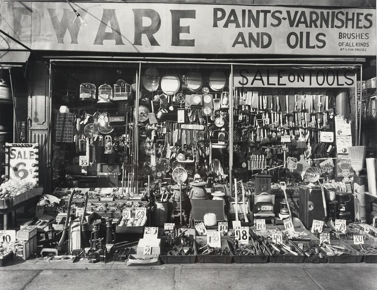 Hardware Store, 316-318 Bowery, Manhattan by Berenice Abbott