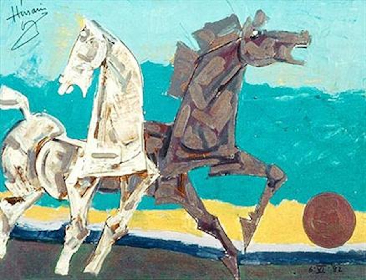 Untitled by M.F. Husain