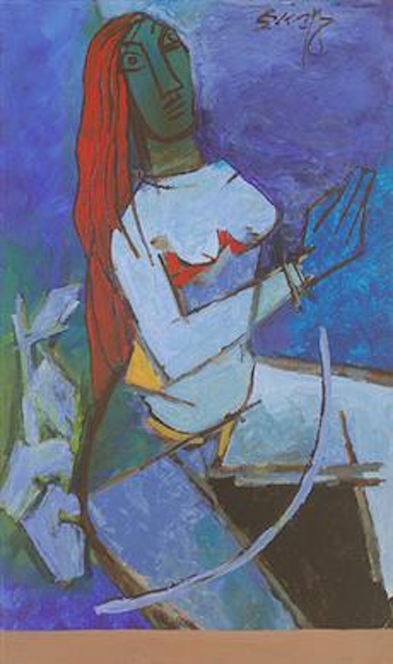 Lady by M.F. Husain