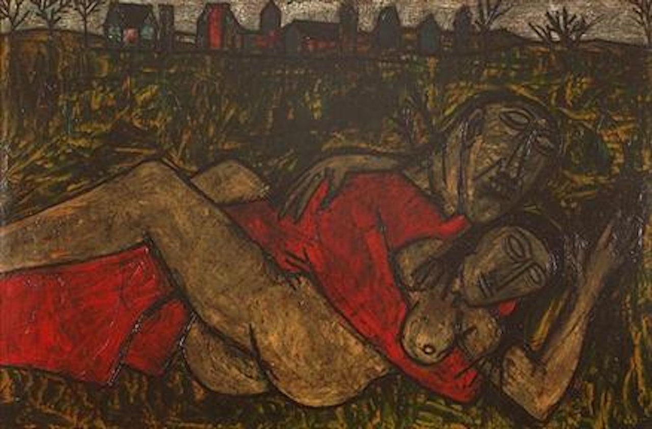 Lovers by Francis Newton Souza