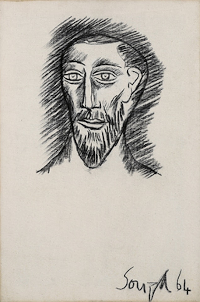 Untitled (Head) by Francis Newton Souza