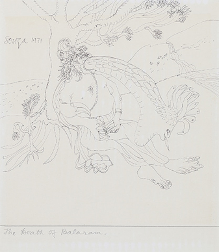 The Death of Balram by Francis Newton Souza