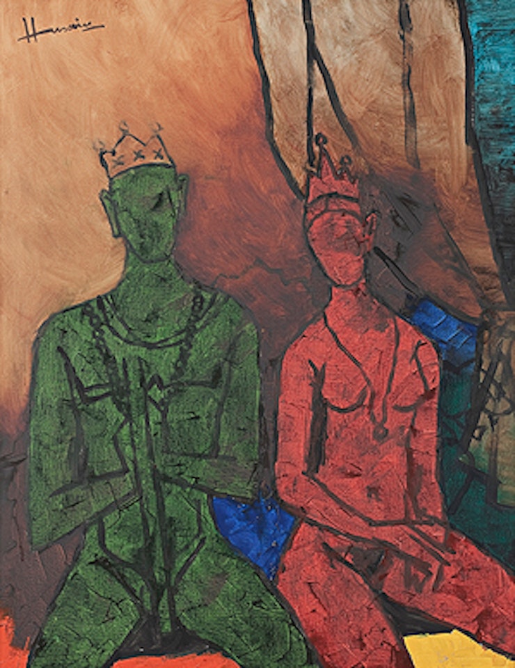 Untitled (Paris Suite) by M.F. Husain