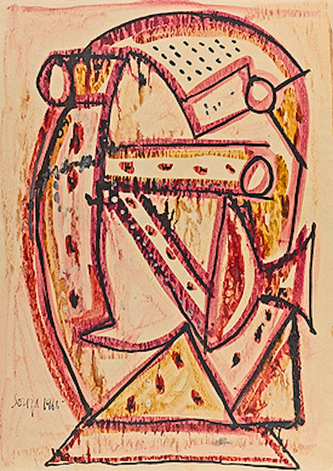Untitled (Head) by Francis Newton Souza