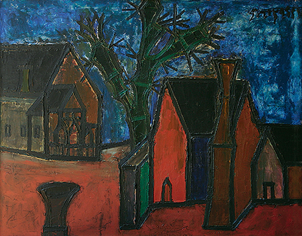 La Place: Town Square by Francis Newton Souza