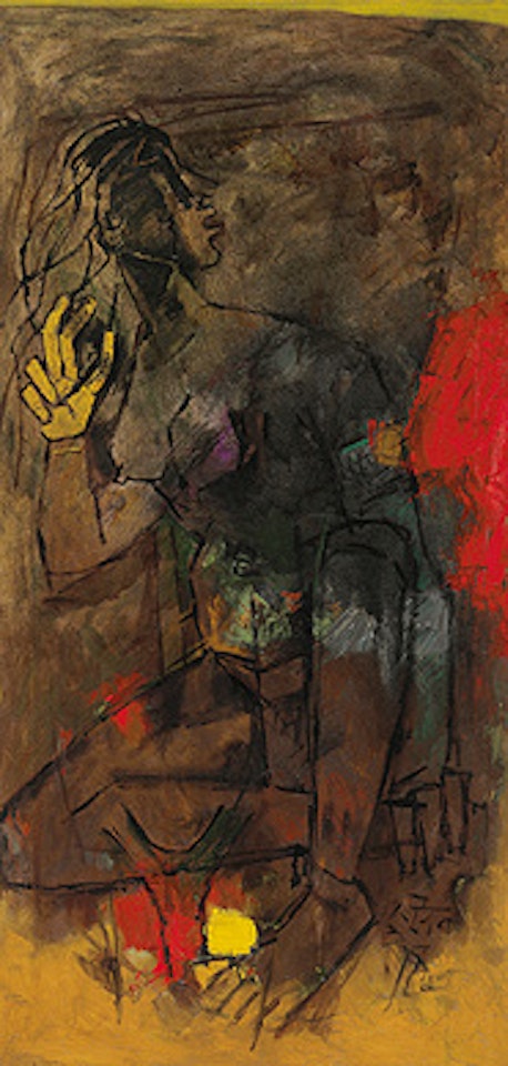 Untiled (Nude) by M.F. Husain