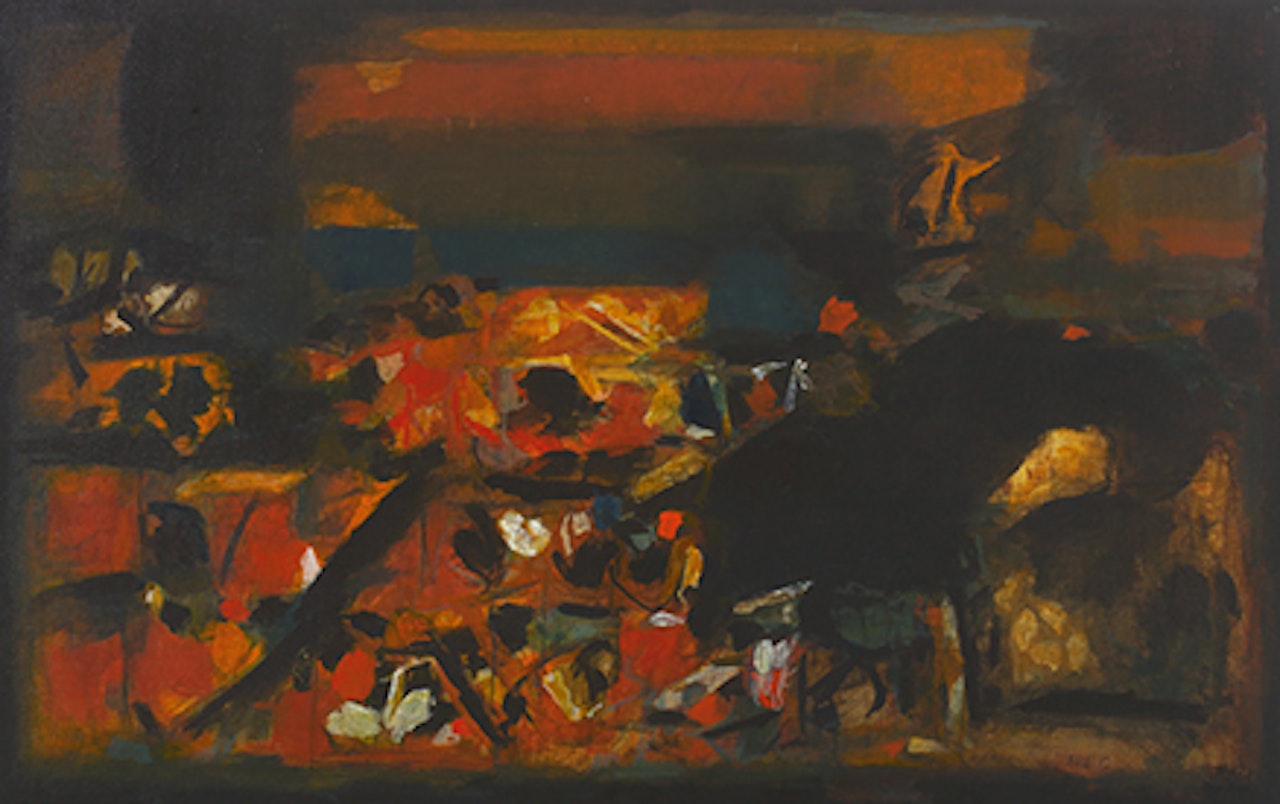 La Terre by Sayed Haider Raza