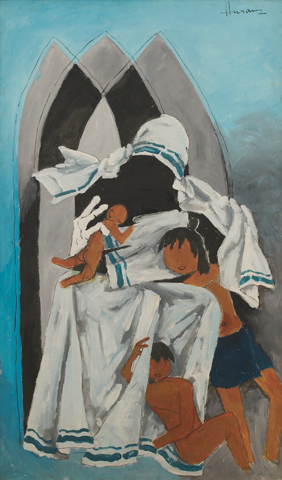 Mother Teresa by M.F. Husain