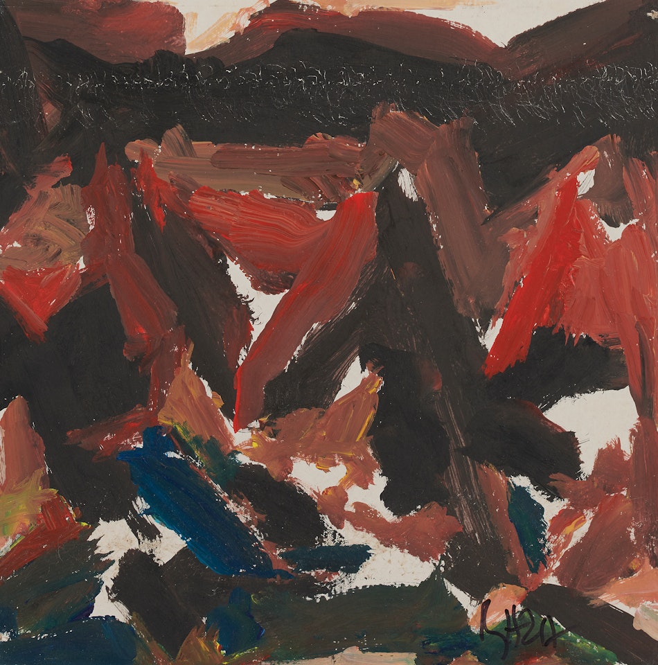 Landscape by Sayed Haider Raza