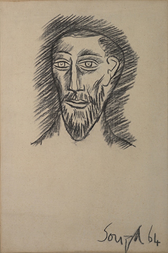 Untitled (Head) by Francis Newton Souza