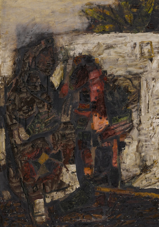 Untitled (Mehndi) by M.F. Husain