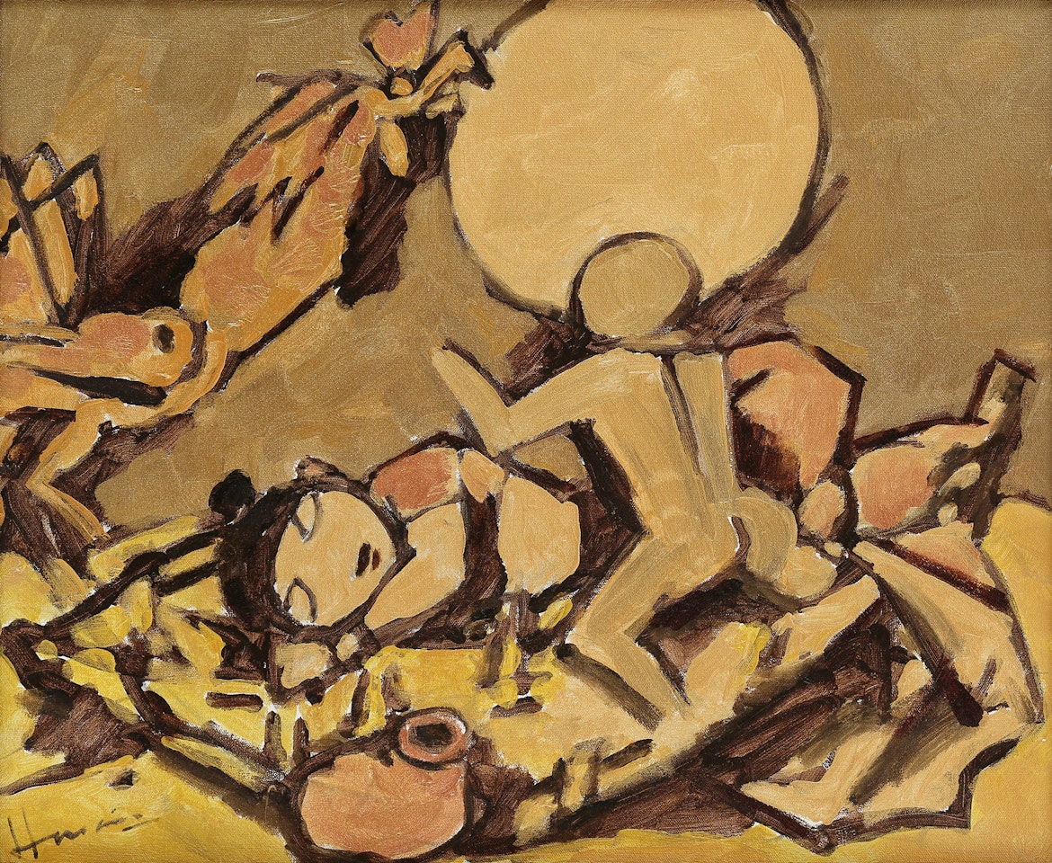 Untitled by M.F. Husain