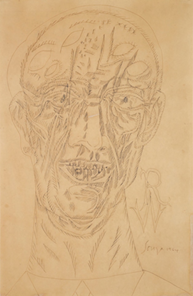 Portrait of Robert Wraight by Francis Newton Souza