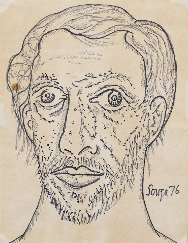 Untitled (Self Portrait) by Francis Newton Souza