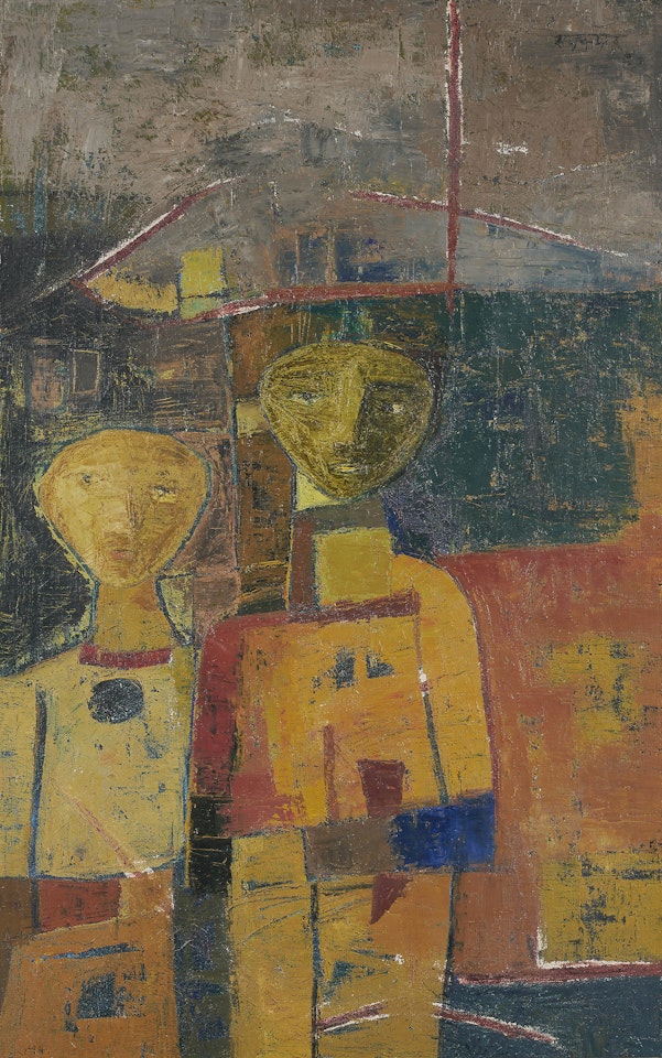 Untitled (Two Figures) by Ram Kumar