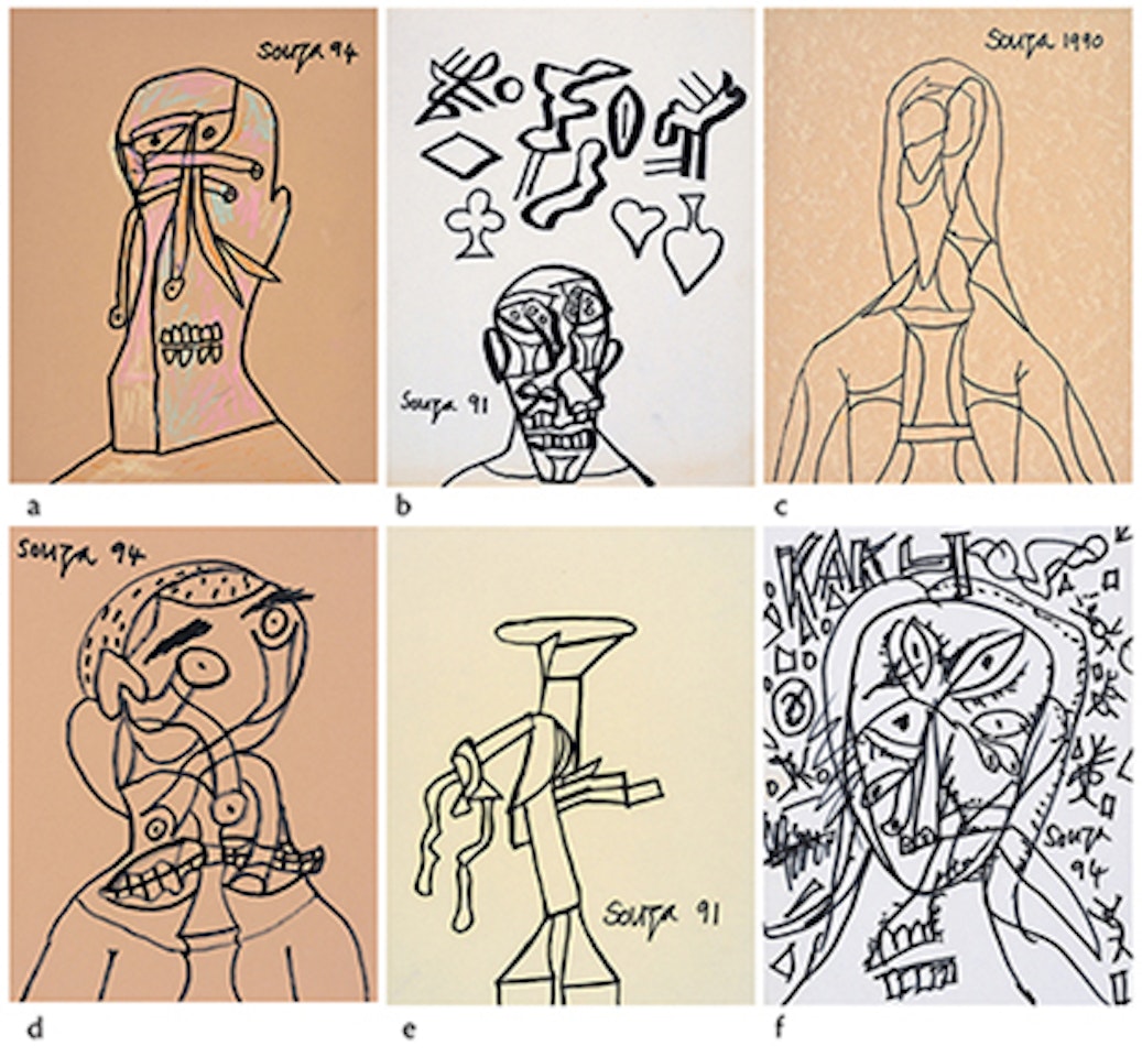 Untitled; Untitled; Untitled; Untitled by Francis Newton Souza