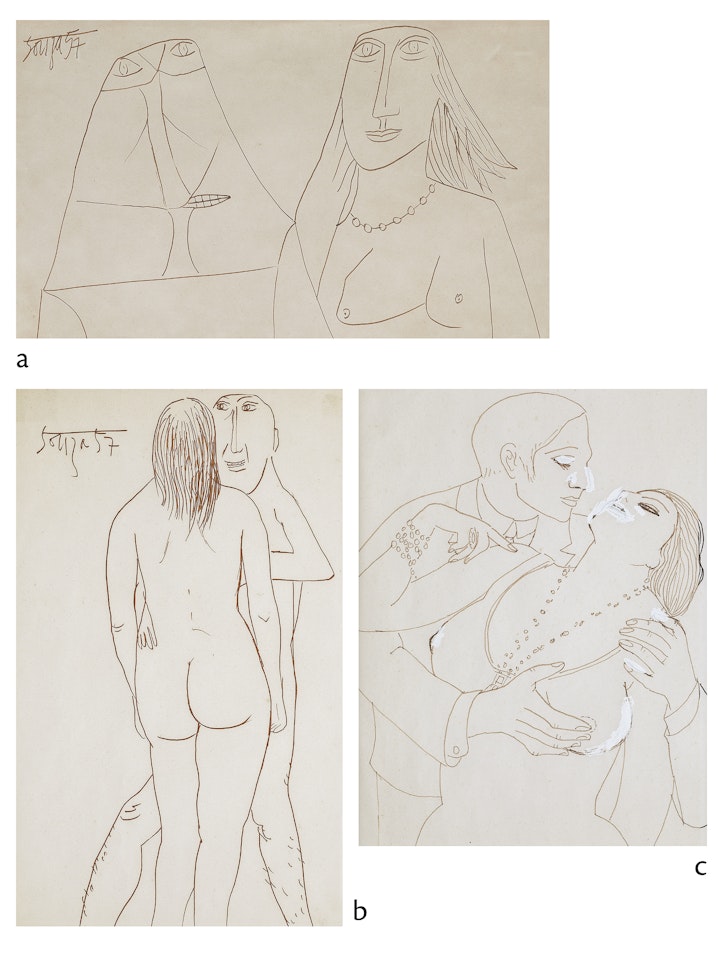 Untitled; Untitled; Untitled by Francis Newton Souza