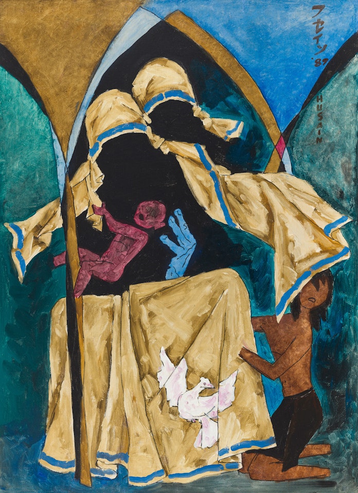 Untitled by M.F. Husain