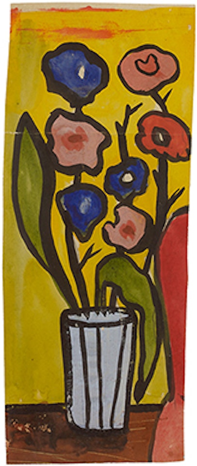 Untitled (Flowers in Vase) by Francis Newton Souza