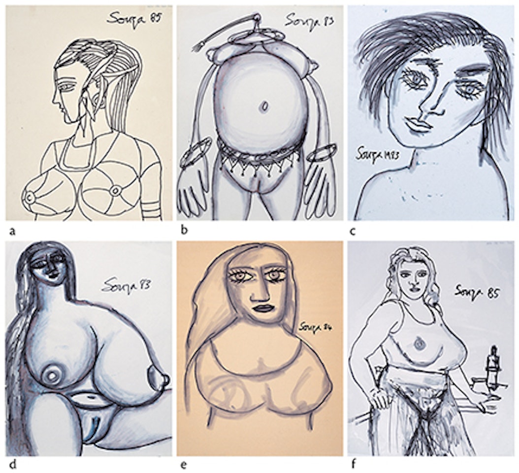 Untitled; Untitled; Untitled by Francis Newton Souza