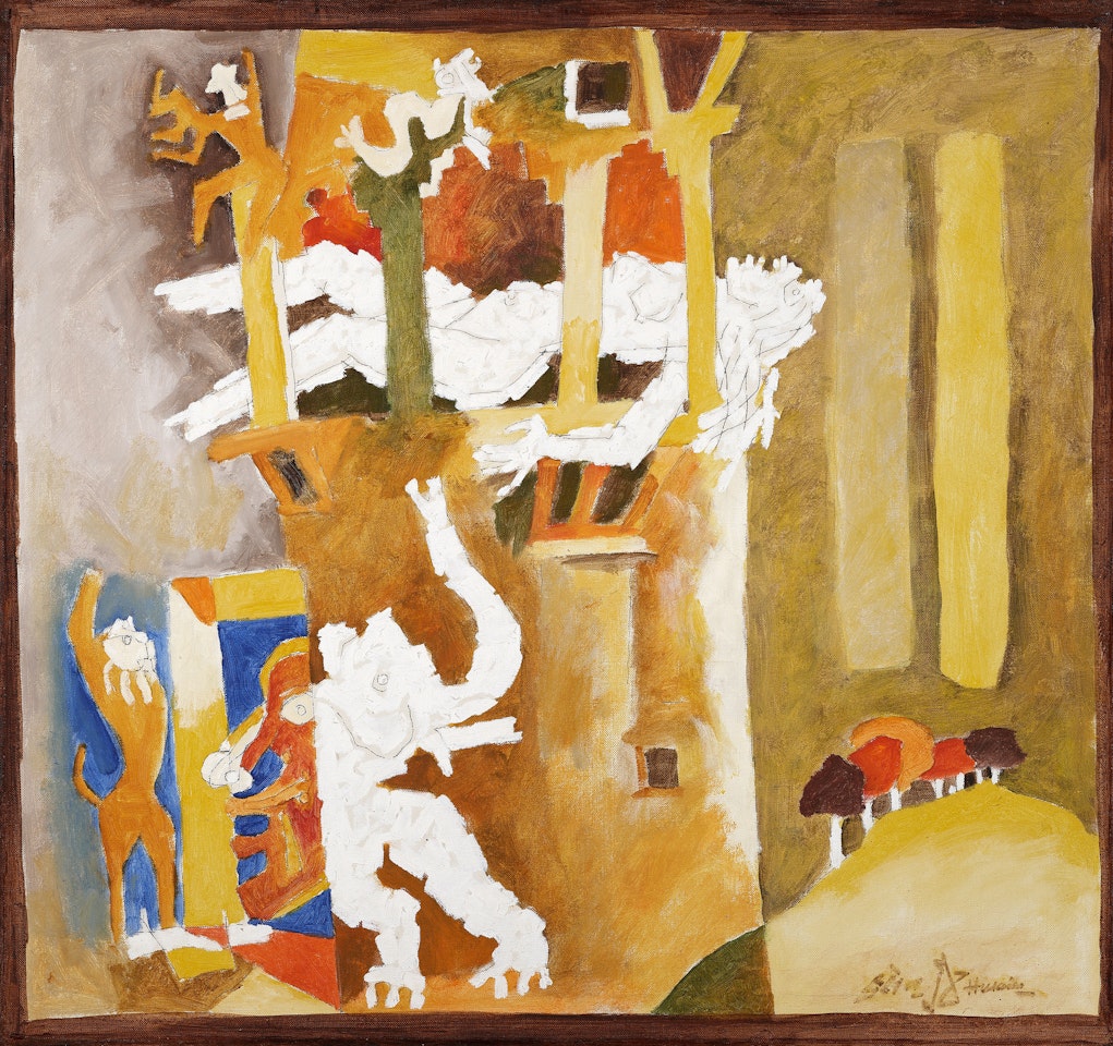 Living Goddess by M.F. Husain