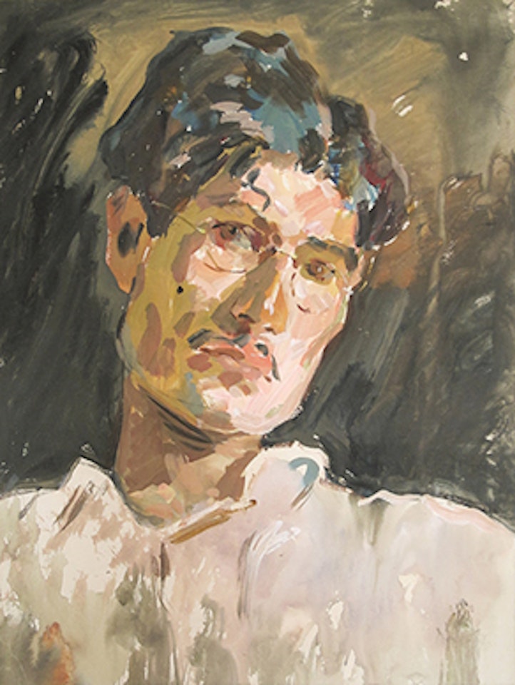 The Artist (Somnath Butt) by Sayed Haider Raza
