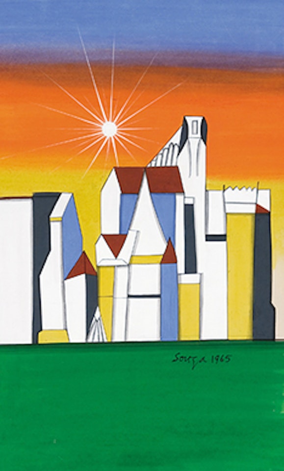 Cityscape by Francis Newton Souza