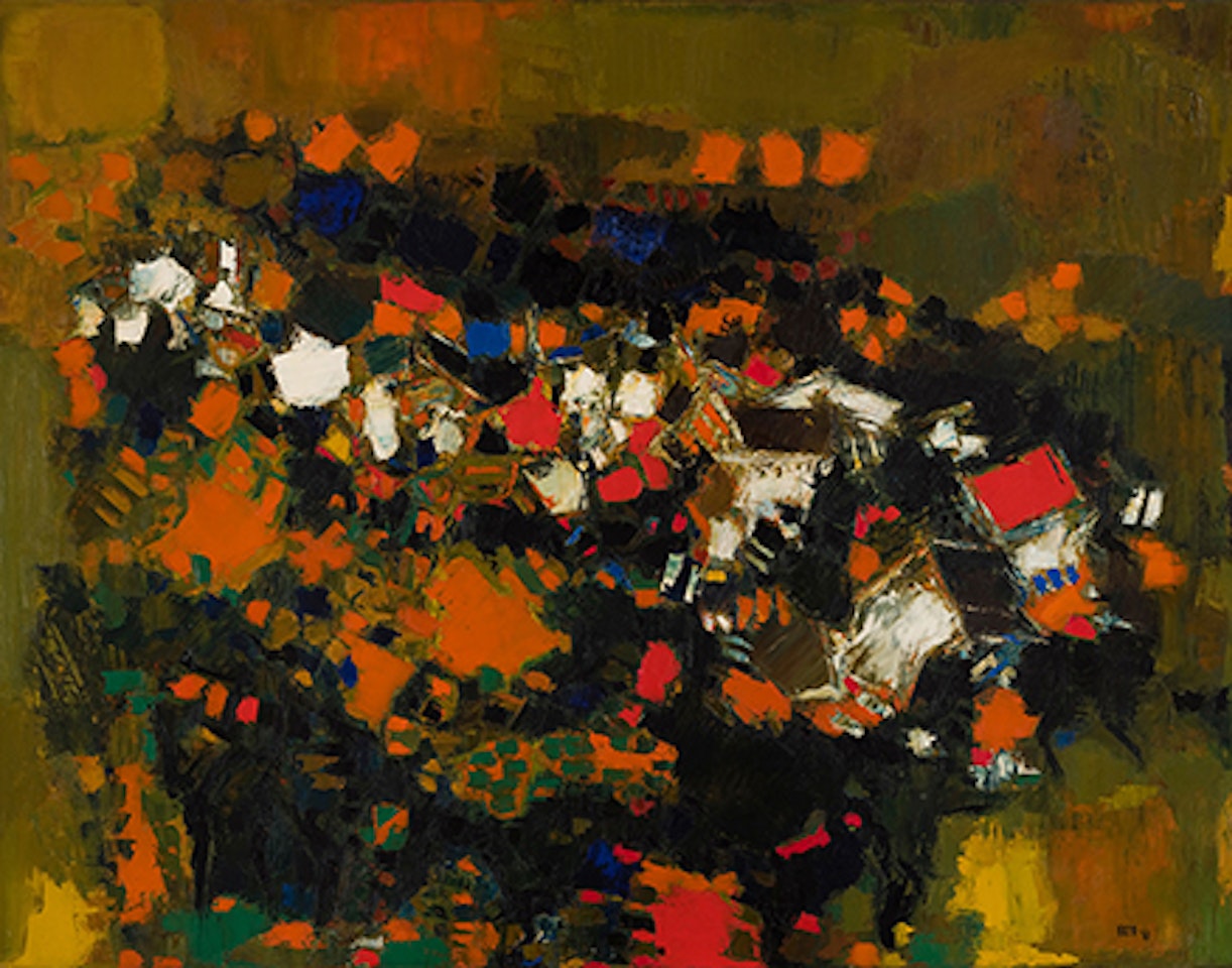Paysage by Sayed Haider Raza