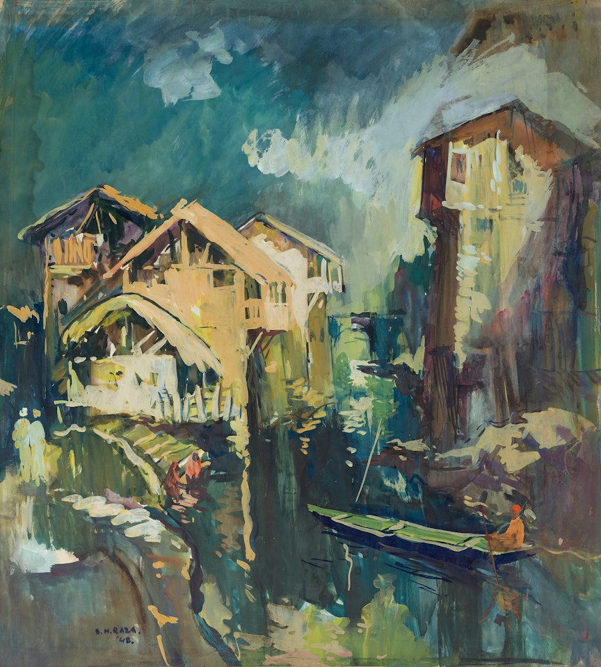 Untitled (Srinagar) by Sayed Haider Raza