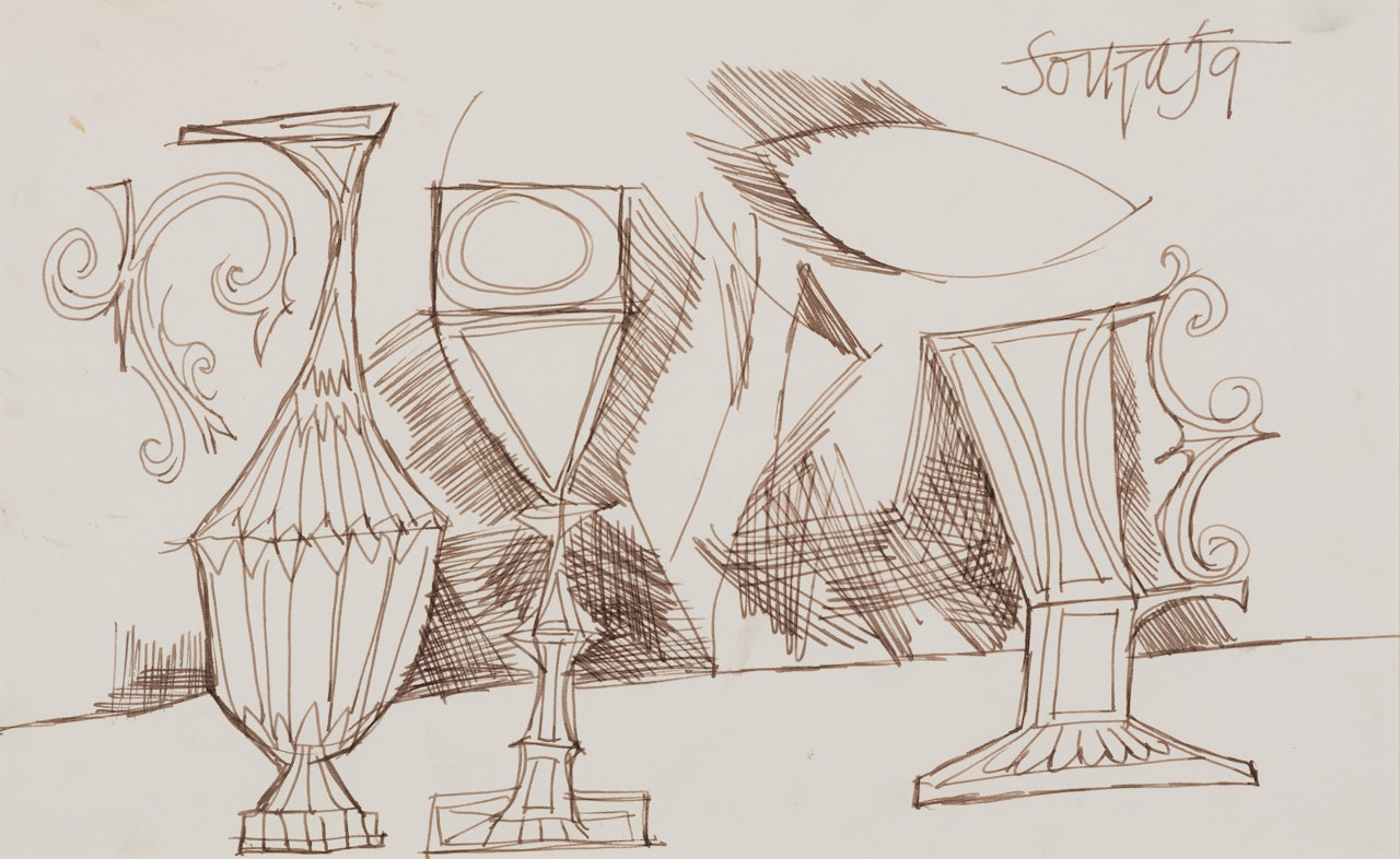 Untitled (Still Life) by Francis Newton Souza
