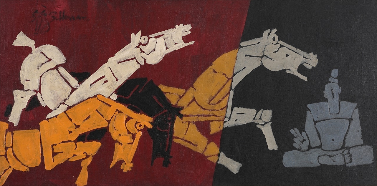 Untitled by M.F. Husain