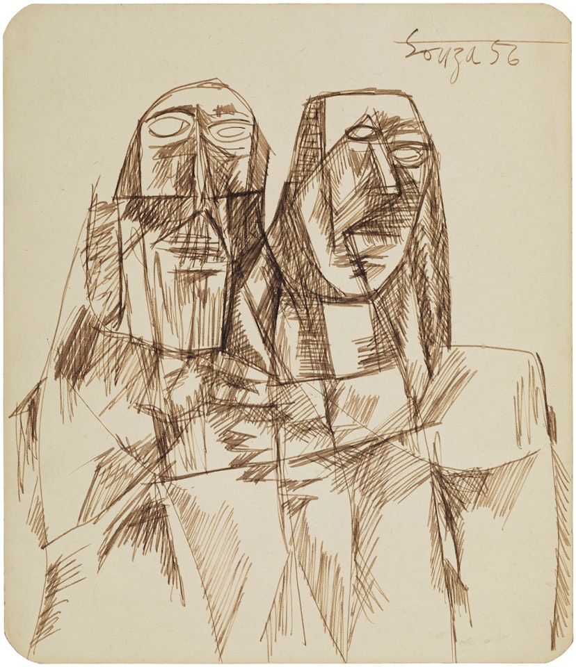 Untitled (Couple) by Francis Newton Souza