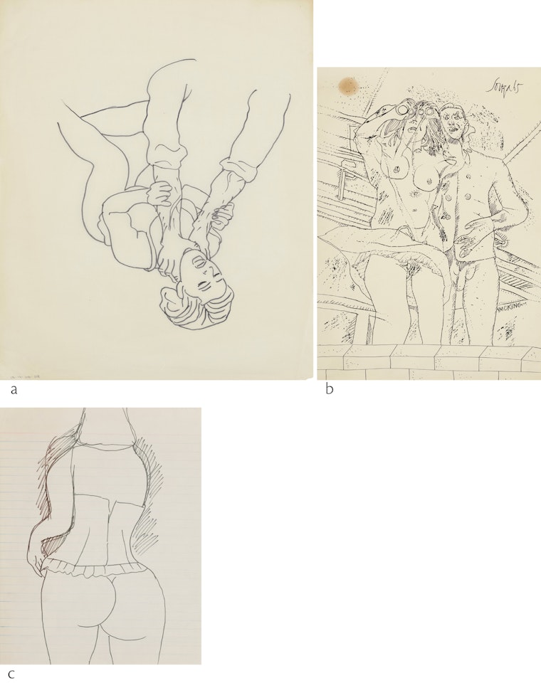 UntitledPen and; Untitled; UntitledFelt by Francis Newton Souza