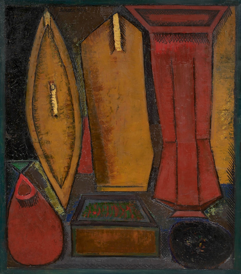 Untitled (Still Life with Juxtaposed Forms) by Francis Newton Souza