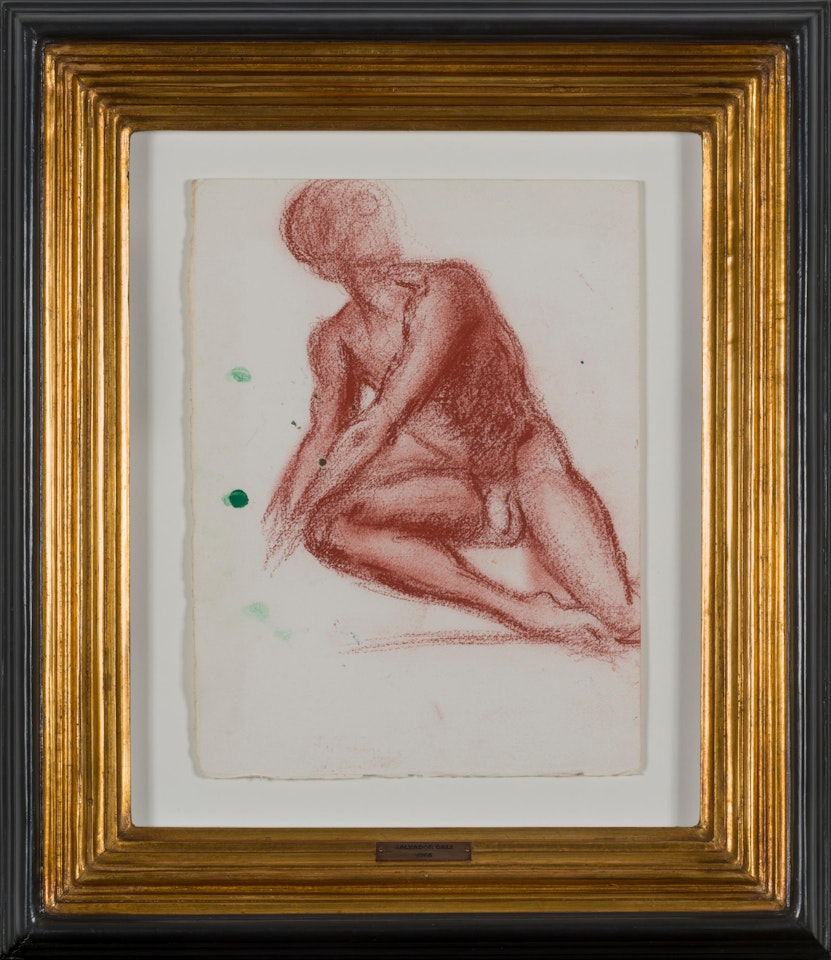Nu d"Homme,Toni Kina by Salvador Dali