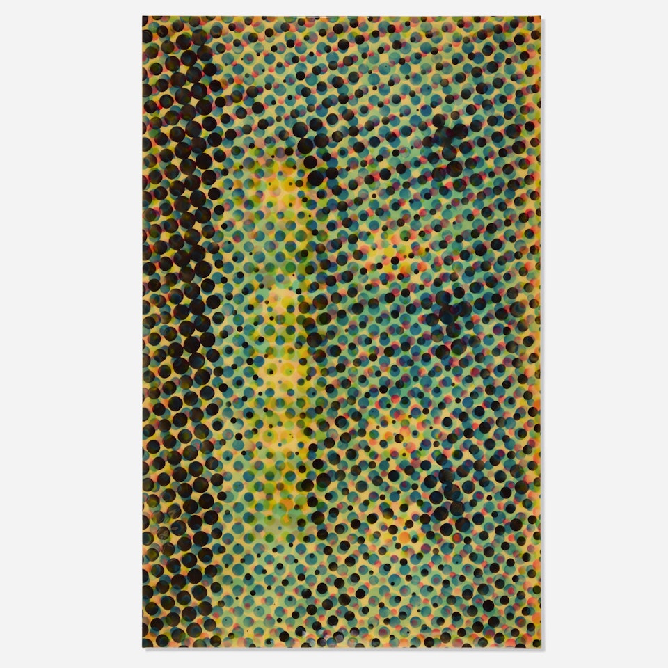 Raster (Blau) by Peter Zimmermann