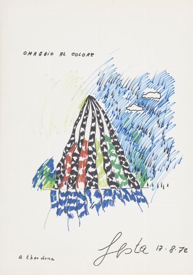 Tribute to color by Tano Festa