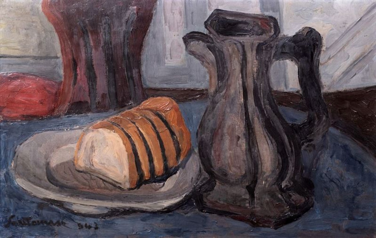 The cut bread by Giuseppe Santomaso