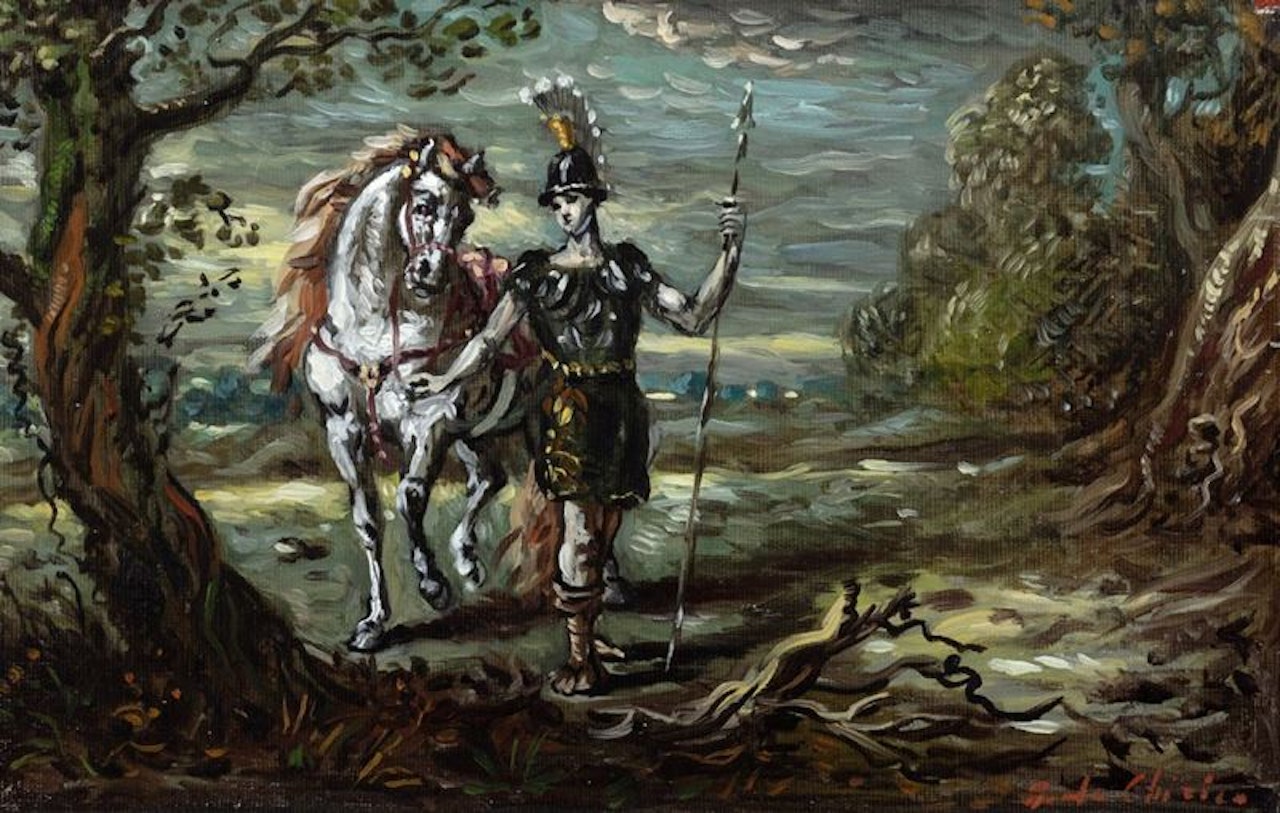 Il giovane Achille sul monte Pelio by Giorgio de Chirico