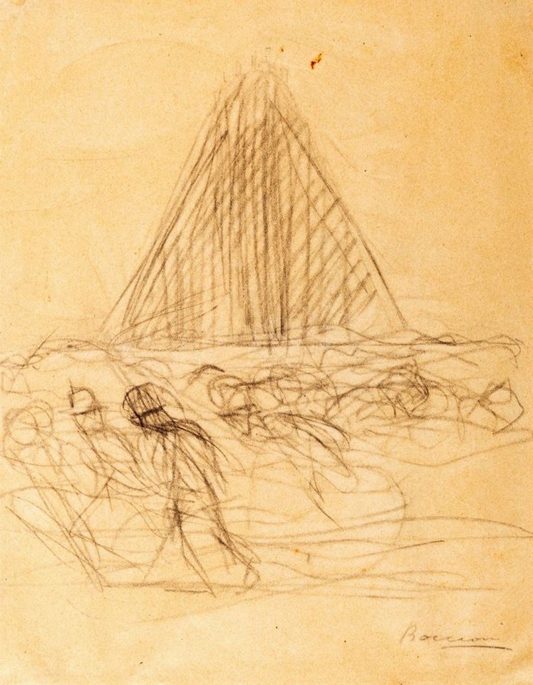Study for La città che sale by Umberto Boccioni