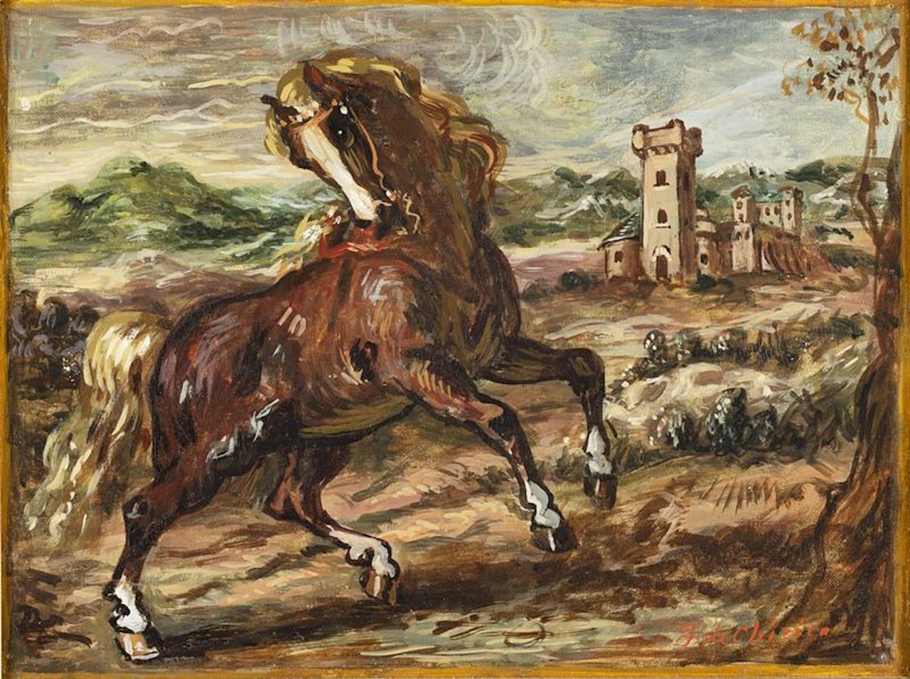 Cavallo impennato by Giorgio de Chirico