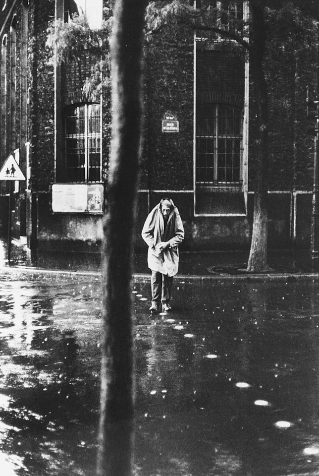 Alberto Giacometti, rue D"Alésia, Paris by Henri Cartier-Bresson