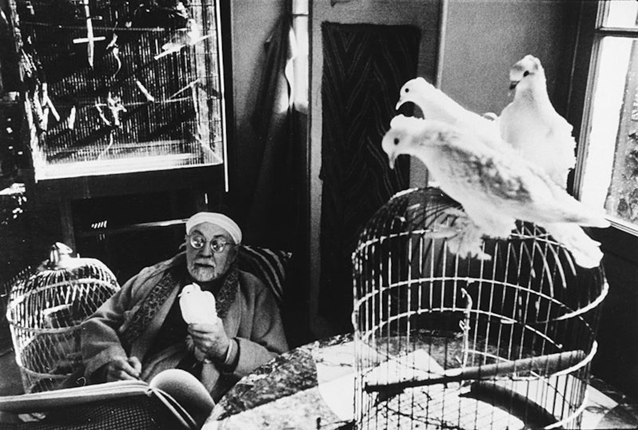 Henri Matisse, Vence, France by Henri Cartier-Bresson