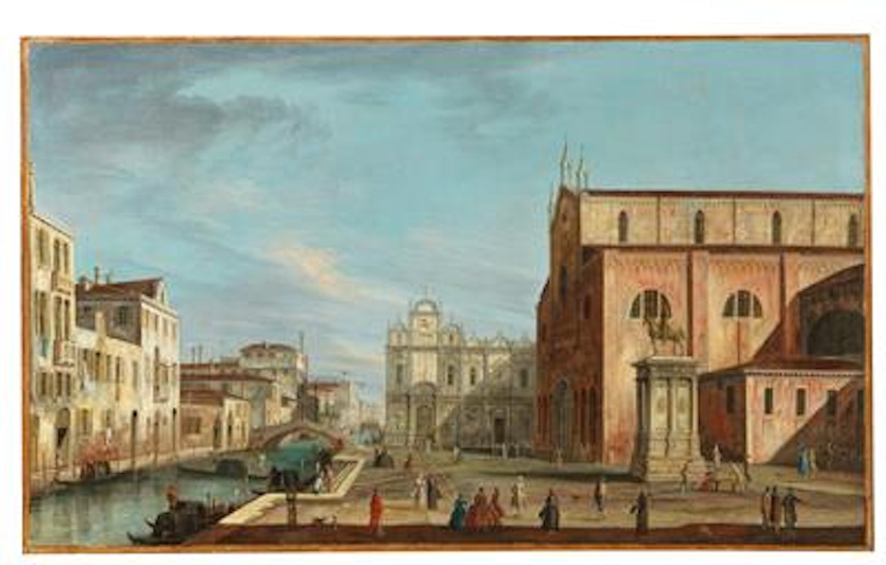 Campo Santi Giovanni and Paolo, Venice by Apollonio Domenichini