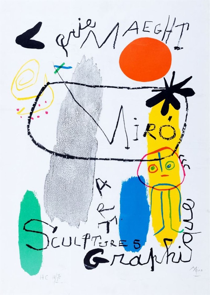 Affiche pour l"exposition Galerie Maeght by Joan Miró