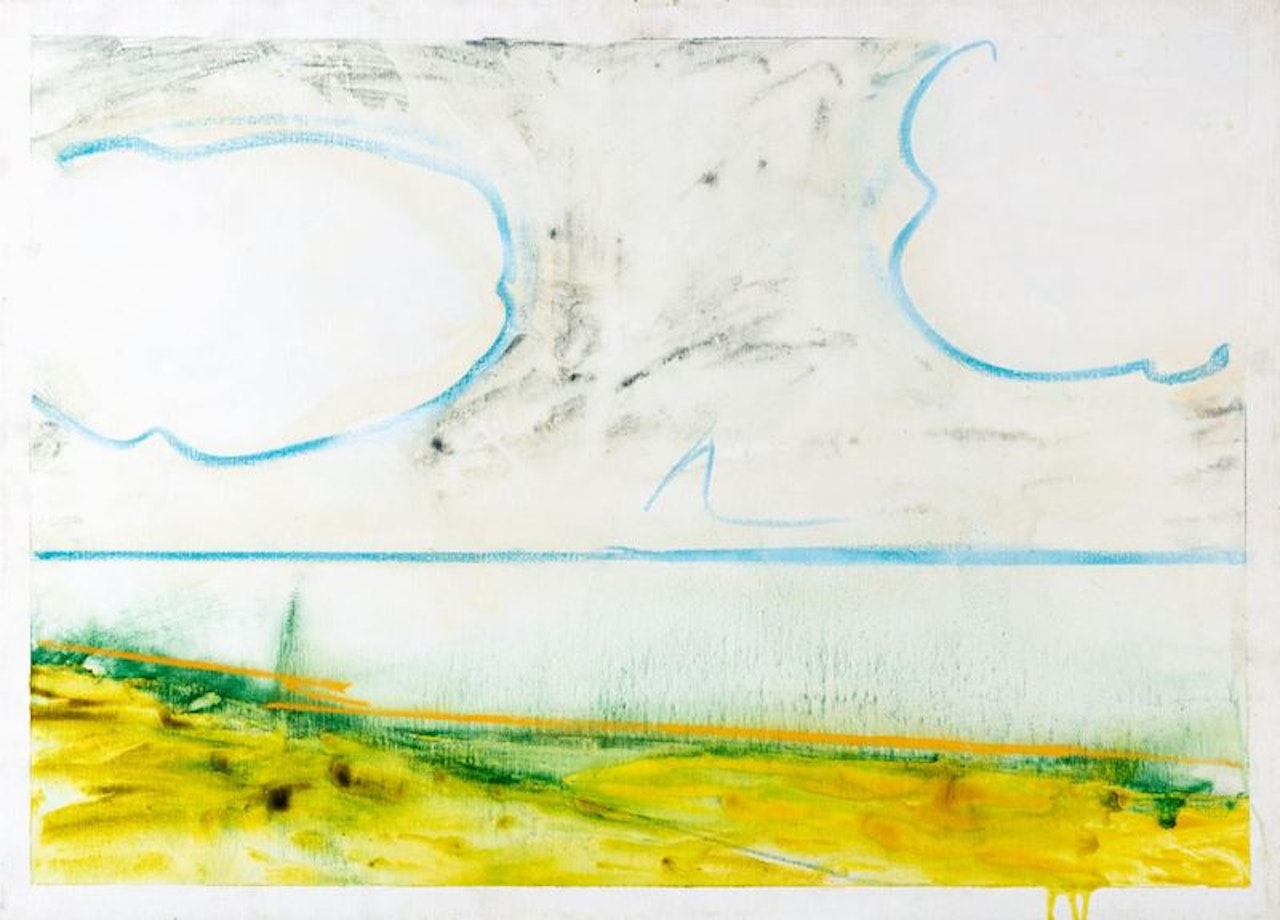 Anemic landscape by Mario Schifano
