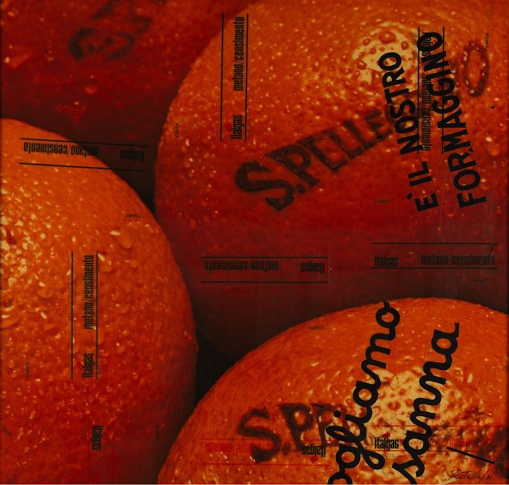 Natura morta by Mimmo Rotella
